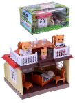 Игровой набор Happy Family "Беседка с семейкой котиков" (BK Toys Ltd 012-04)