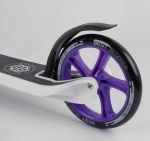 Двухколесный самокат, широкий велосипедный руль, Фиолетовый (Best Scooter 90003)