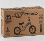 Велобег CORSO, надувные колеса 14", алюминиевые диски (арт. CR-6247)
