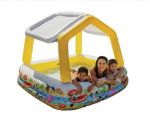 Надувной детский бассейн со съёмной крышей (Intex 57470)