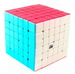 Кубик Рубика 6х6х6 - цветной пластик (QIYI Cube EQY538)