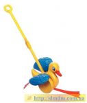 Іграшка-каталка - Веселе каченя (Quercetti 4180-Q)