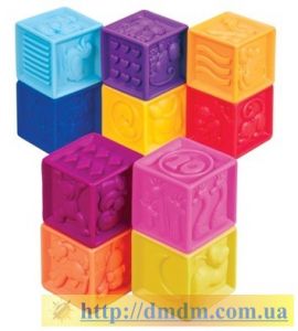 Развивающие силиконовые кубики - Посчитай-ка! (Battat BX1002Z)
