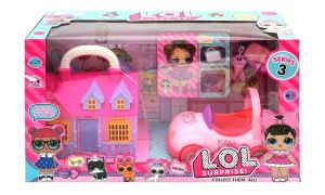 Набор с куклами LOL домом и машинкой (арт. TM924)
