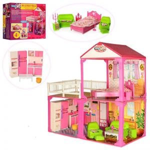Двухэтажный домик для кукoл Барби My Lovely Villa (арт. 6982B)