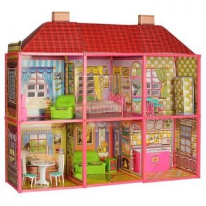 Двухэтажный домик для кукoл Барби My Lovely Villa (арт. 6983)