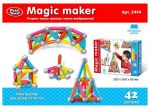 Магнитный конструктор Magic Maker "Магический творец", 42 дет (Play Smart 2444)