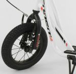Самокат CORSO, надувные колеса, ручной передний тормоз, Белый (арт. JT01019)