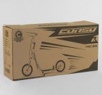 Самокат CORSO, надувные колеса, ручной передний тормоз, Черный (арт. JT47117)