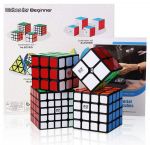 Кубик Рубика - Набор 4 шт - черный пластик (QIYI Cube EQY525)
