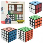 Кубик Рубика - Набор 4 шт - черный пластик (QIYI Cube EQY525)