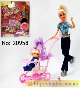 Кукла с коляской Defa Lucy (Defa 20958)