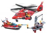 Конструктор - Пожарная спасательная команда на море (Enlighten 905)