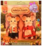 Игровой набор флоксовых животных Anbeiya Family, Мышки (BK Toys Ltd 012-01C)