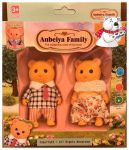 Игровой набор флоксовых животных Anbeiya Family, Мишки (BK Toys Ltd 012-02C)