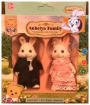 Игровой набор флоксовых животных Anbeiya Family, Зайцы (BK Toys Ltd 012-05C)