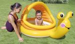 Детский надувной бассейн с навесом - Улитка (Intex 57124)