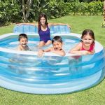 Детский надувной бассейн с сиденьем "Семейный" (Intex 57190)
