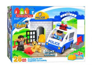 Конструктор - Полицейский участок (JDLT 5131) - аналог конструктора LEGO Duplo