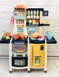 Детская игровая кухня Home Kitchen 100 см с водой, Синий (арт. MJL-89)