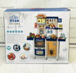 Детская игровая кухня Home Kitchen 100 см с водой, Синий (арт. MJL-89)