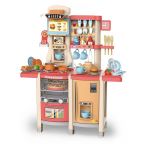 Детская игровая кухня Home Kitchen 100 см с водой, Розовый (арт. MJL-89)
