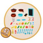 Детская игровая кухня Home Kitchen с водой и паром (Limo Toy 889-163)
