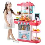 Детская игровая кухня Home Kitchen с водой и паром (Limo Toy 889-152)