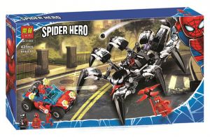 Конструктор - Супер герои - Краулер Венома И Человек Паук (Bela 11502) - аналог LEGO Super Heroes 