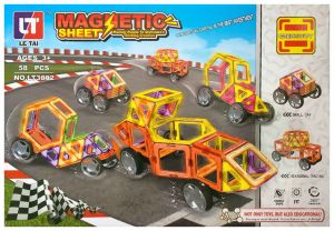 Магнитный 3D конструктор Magnetic Sheet - аналог Magformers (арт. LT3002)