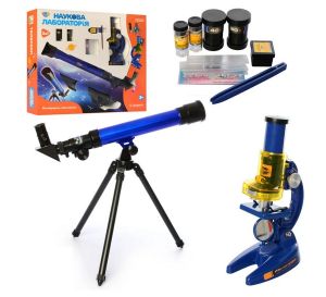 Детский научный набор - Телескоп + микроскоп (Limo Toy SK0014)