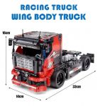 Конструктор - Красный гоночный грузовик с радиоуправлением 570 деталей (MOULD KING 15002)
