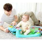 Развивающий коврик для малышей с ножным пианино и подсветкой (Hola 1102)