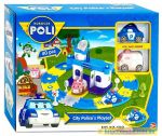 Игровой набор Поли Робокар - "Полицейский участок + 2 машинки: Поли и Эмбер"