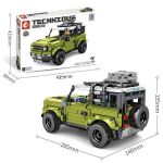 Конструктор - Внедорожник Jeep Land Rover Defender 1:14 (Sembo Block 701943)