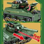 Конструктор - Танк Sherman M4 (Sembo Block 101304)