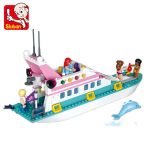 Конструктор Розовая мечта - Яхта (Sluban M38-B0609)
