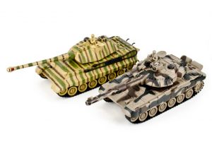 Танковый бой - Танки T-90 и KingTiger. На радиоуправлении (арт. 99821)