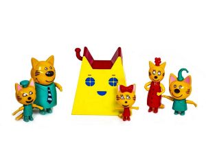 Игровой набор с фигурками - Три кота - 5 персонажей (арт. M-8811)